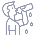 drinking water